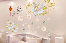 背景墙贴画装修效果图