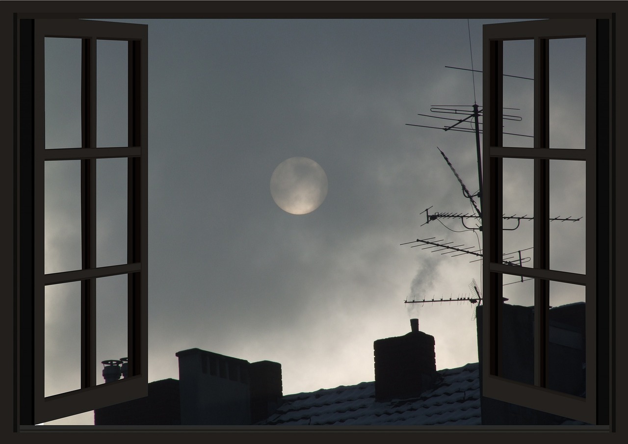 穿越时空的建筑奇观，土木双星伴月，建筑艺术的宇宙交响曲